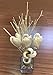 Omin Rattan Reed Diffuser Sticks Replacement with Cream Tulip Flowers Style Natural Shape 10