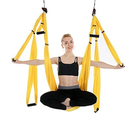 Amazon.com : yisuizhisan2093 Aerial Yoga Swing Ultra Strong ...