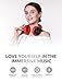 Bluedio T5 Active Noise Cancelling Headphones Over Ear Wireless Bluetooth Headphones with Mic Portable Stereo Headsets for Cell Phones Travel Work (Red)