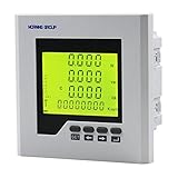 Morning Group 3 Phase LCD Digital Display Current Voltage Multifunction Energy Power Panel Meter With RS485 Modbus Communication For Distribution Box(3D2Y(Panel Size:4.724.72in))
