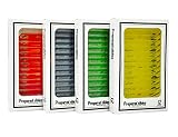 48 Pack Microscope Slide Collection of Insect Animal and Plant Specimens for Basic Biology Education and Science Exhibition Projects for Kids & Students