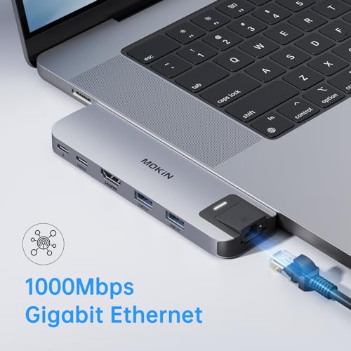 USB C Adapter HDMI Hub for MacBook Pro/Air M1M2M3 2023 2022 2021 13