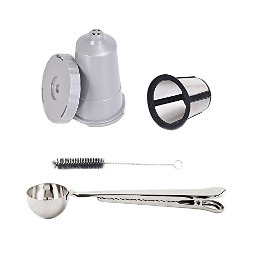 WOTOW Reusable Coffee Filter Set Replacement Filter or Keurig My K-cup Style Filter Housing Fits B30 B40 B50 B60 B70 Series (Design1+S)