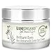 LuxeOrganix Brilliant Eyes Bio-Advanced Organic Under Eye Cream Treatment: Natural Deep Penetrating Moisturizers Smooth and Relieve Dark Circles, Puffiness, Wrinkles, Tired Eye Bags and Eyelids (USA)