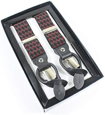 Dwoy Hakiki Deri Baglantili Buyuk Klipsli Dugmeli Pantolon Askisi Amazon Com Tr