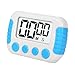 6 Pack Big Screen Digital Kitchen Timer Magnetic Back Minute Second Count Up Countdown