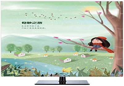 アート手描き森林山の夢の漫画ハッピー T053 ディスプレイカバー モニター 40インチのテレビに適用 屋内 防塵 ガーデン用 おしゃれ 多機能 予約販売品