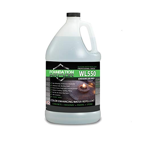 Armor WL550 1 GAL Matte Wet Look Sealer for Concrete, Brick, Pavers, and Stone