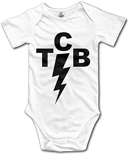 Elvis Presley The King Of Rock 'n' Roll TCB Baby Girls/Boys Short Sleeve Bodysuit