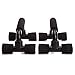 Readaeer Push up Pushup Bars Stands Handles Set for Men and Women Workout - Black