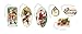 Cavallini Glitter Gift Tags Christmas Cheer, 36 Assorted Gift Tags