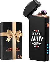 Coquimbo USB Rechargeable Flameless Lighter Windproof Arc Plasma Gift for Dad