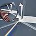 Akihi 6 inches Optical Glass Triangular Prism Rainbow Maker for Science Experiments Teaching Light,20 Pack