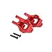 for 1/12 WLtoys Steering Front Hub Carrier(L/R) Base C Socket Set for 12428 12423 FY03 12628 Short Course Desert Feiyue Buggy Off-Road Upgrade Parts(Red)