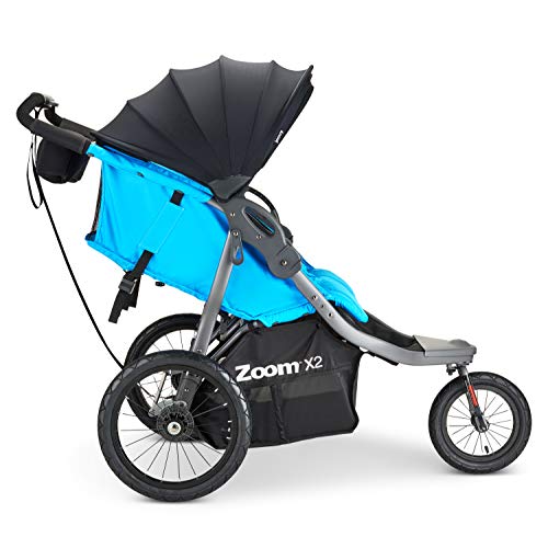 Joovy Zoom X2 Lightweight Performance Double Jogging Stroller Featuring