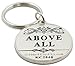 EEC, Inc. US Air Force Logo Keychain Patriotic Key Ring Military Gift Men Women Veterans, Blue, 1 1/2