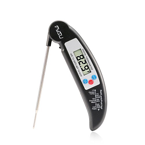 Instant Read Electronic Meat Thermometer, Super Fast Accurate Cooking Food Thermometer for Kitchen & Outdoor