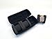 CASEBUDi Triple Watch Travel Case | Tough Protection Storage Zipper Three Wristwatch | Medium Ballistic Nylon (Black)
