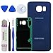 LUVSS New Back Glass Replacement for [Samsung Galaxy S6 Edge Plus] G928 (All Carriers) Rear Cover Glass Panel Case Housing with Adhesive Preinstalled Repair Part (Blue)