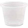 DART Conex Portion Cup 1 Oz Polypro Clear, 2500 CS