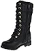 Mango 27K Little Kids Combat Lace Up Boots Black