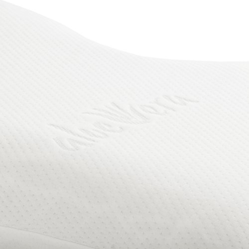 [- ALOE VERA Kopfkissen / Nackenstützkissen NuMOON mit Wellnesskern | Orthopädischer Visc