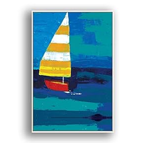 Framed Canvas Wall Art for Living Room, Bedroom Minimalist Abstract Canvas Prints for Modern Home Decoration Ready to Hang - 16"x24" inches