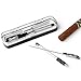 CIGARLOONG Cigar Draw Silver Cigar Tool of 2 Punch