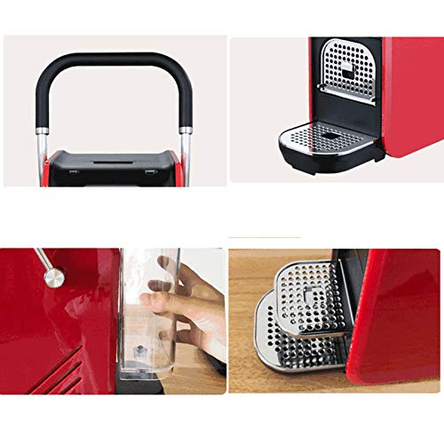 YQY Kapsel-Kaffeemaschine, Espresso, Cappuccino und mehr, mit kleinen und großen Becherfunktionen, 25s zweiten Startzeit… – Bild 4