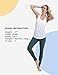ALONG FIT High Waist Yoga Pants with Pockets for Women Tummy Control Yoga Leggings for Workout Running 4 Way Stretch