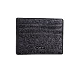 OMT Slim Leather Front Pocket Credit Card Holder Sleeve Case Wallet with ID Window