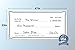 Giant Fake Check - 2 x 4 Foot Coroplast Novelty Check for Fundraiser and Raffle Prizes - Big Blank Check (1)