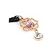 Mavis's Diary 2 Pcs Cute Bling Diamond Dust Plugs/Cell Charms for iPhone 7 Plus,iPhone 6S Plus,iPhone SE 5.5