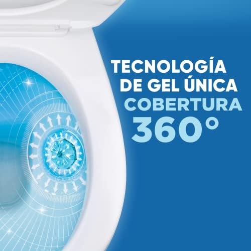 WC ativo discos marinhos, limpa, refresca e perfuma a sanita, eficiência 360°, embalagem 1 dispositivo + 3 recargas = 18 discos