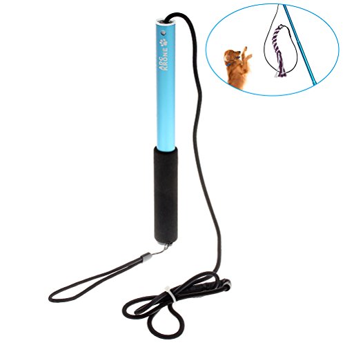 UEETEK Flirt Pole for Dogs,Interactive Dog Toys,Extendable F
