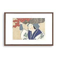 Framed Canvas Wall Art Japanese Style Canvas Prints Home Artwork Decoration for Living Room,Bedroom - 16x24 inches