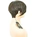 VRZ Short Human Hair Wigs Cute Pixie Cut Wigs Medium Cap Size Natural Color (XJK)