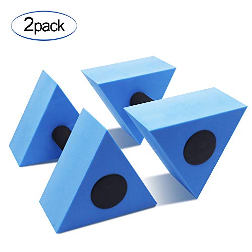 KLOLKUTTA Water Dumbells for Water Aerobics, Triangular Water Aerobics Equipment Barbells Foam Aqua Dumbbell for Pool Exercise