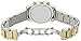 Akribos XXIV Women's AK872TTG Round Silver Dial Three Hand Quartz Two Tone Bracelet Watch
