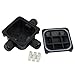 GWHOLE 4Pcs Waterproof IP66 Outdoor Electric Junction Project Box, 3-Way Outdoor Cable Connectors Outdoor/External Electrical Light Junction Box, 6mm-10.2mm