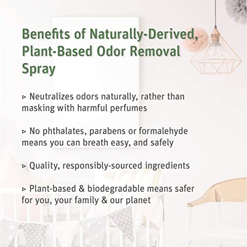 Grab Green Baby Diaper Pail Odor Removal Spray, 5 Ounce (Pack of 3