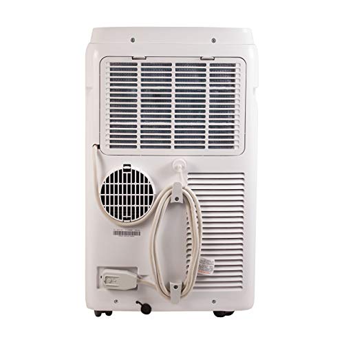 Black + Decker 10000 BTU Portable Air Conditioner Unit, Remote, LED Display, Window Vent Kit, 4 Caster Wheels, White (Renewed) - Thumbnail 4