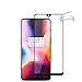 OnePlus 6T Screen Protector, Vigeer [ Full Coverage ] [0.3mm, 2.5D] [Bubble-Free] [9H Hardness] [Easy Installation] [HD Clear] Tempered Glass Screen Protector for OnePlus 6T