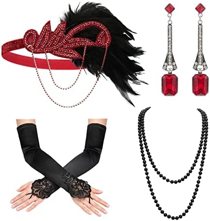 Amazon.com: Yaomiao 6 Pcs 1920s Flapper Accessories for  display picture 1