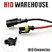 HID-Warehouse HID Xenon Replacement Bulbs - H13 / 9008 8000K - Medium Blue (1 Pair)