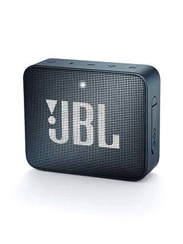 JBL Go 2 – Mini enceinte Bluetooth Portable – Étanche pour Piscine & Plage Ipx7 – Autonomie 5hrs – Qualité Audio JBL – Bleu Foncé