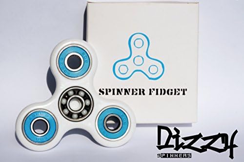 D1 Fidget Spinner - Dizzy Spinners New EDC Tri-Spinner with High Performance Hybrid Ceramic Bearings for Long Spin Times and Stress Relief, Anxiety and ADHD relief, Non-3D Printed