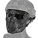 WoSporT Skull Airsoft Paintball Mask Full Face Tactical Mask with Eye Protection for Tactical Outdoor,CS Game,War Game,Ideal Mask for Halloween, Cosplay, Costume Party and Movie Prop
