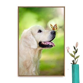 Framed Christmas Santa Claus Home Artwork for Living Room Bedroom