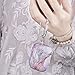 CAGOS Compatible with Airpods Pro Cases, Cute Marble Protective Hard Case Cover Shockproof for Women Girls Men with Keychain for Apple Airpods 3 Charging Case (Light Purple)